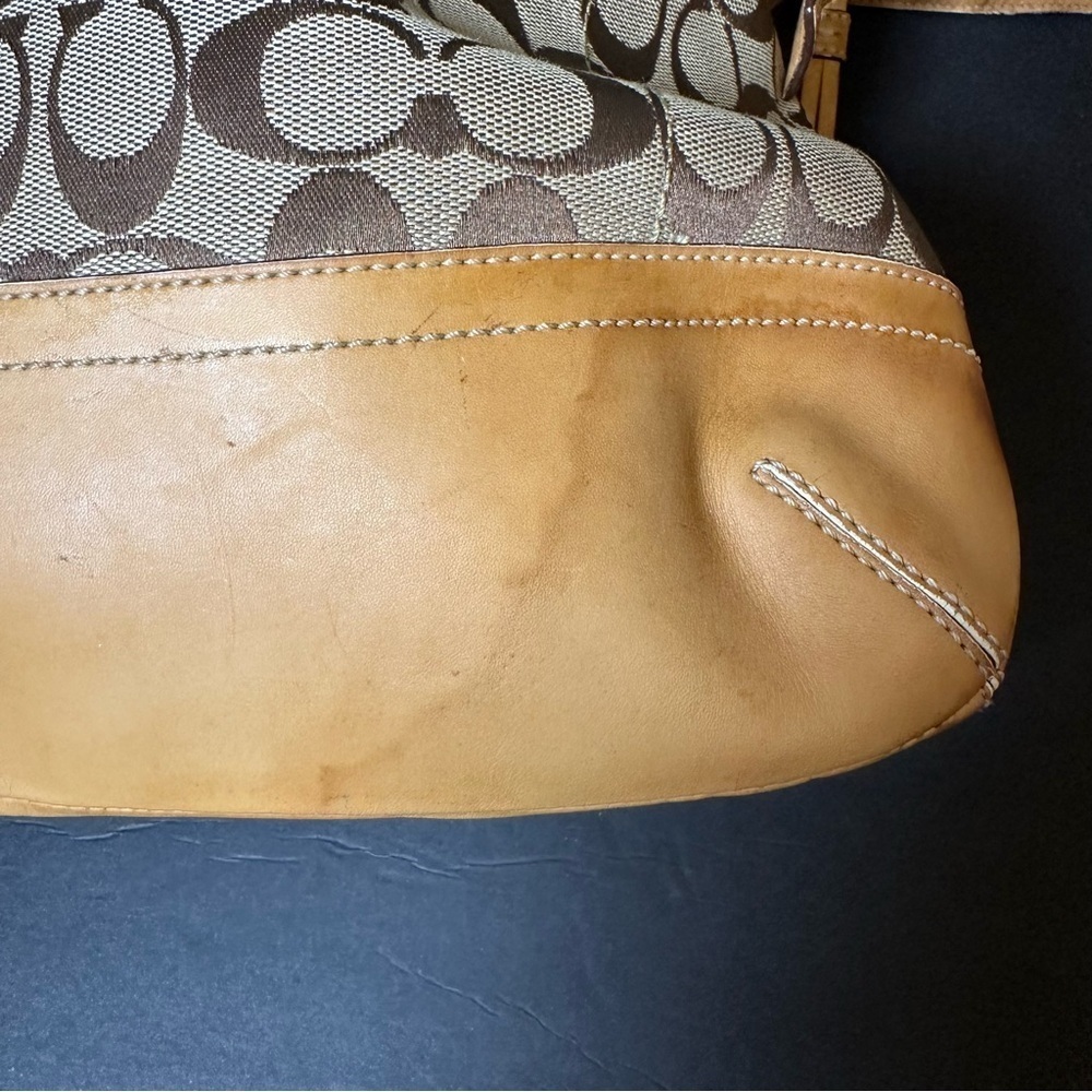 COACH 9349 Signature Crossbody Bag Brown Women - Picture 3 of 16